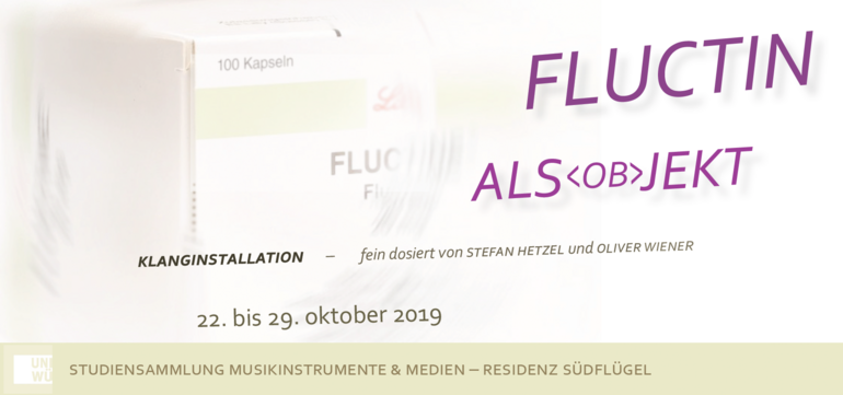 Oliver Wieners Flyer fr FLUCTIN | ALS<OB>JEKT (Vorderseite)